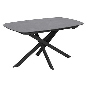 Кухонный стол раскладной с керамической столешницей серый (арт 34288) - Фото 2