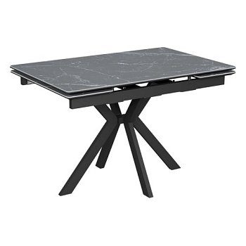 Стол обеденный со столешницей из керамики черный 120 см (арт 33516) - Фото 2