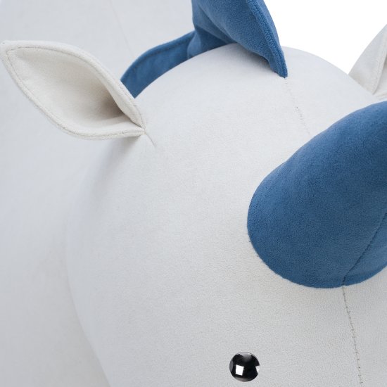 Пуфик с мягким сидением голубой (арт 13350) Фото 5