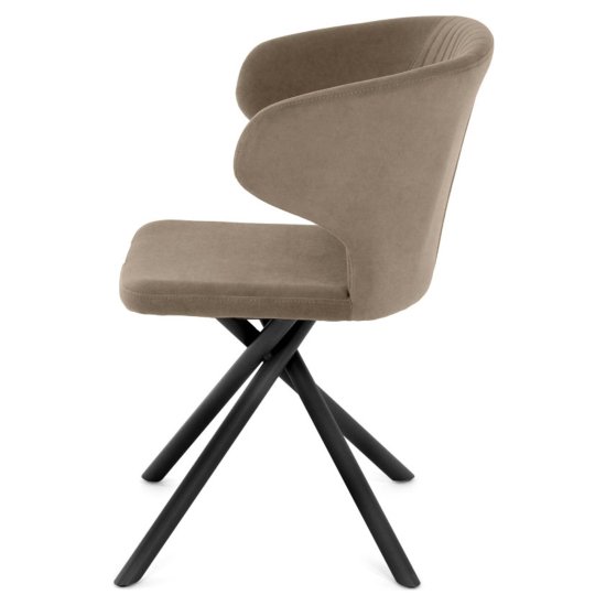 Стул кухонный на металлокаркасе мягкий велюровый (арт 35595) Фото 4