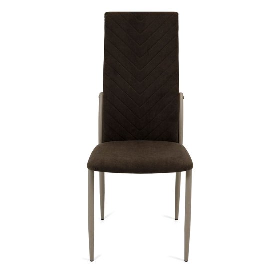 Стул на металлическом каркасе мягкий из велюра (арт 13544) Фото 2