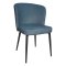 Стул мягкий синий современный (арт 33863)