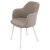 Стул мягкий бежевый велюровый (арт 27277)