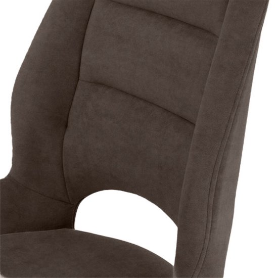 Стул для кухни мягкий бежевый из велюра (арт 35439) Фото 8