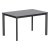 Кухонный стол раскладной из керамогранита серый современный (арт 35031)