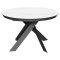 Стол круглый с керамической столешницей на одной ножке (арт 35162)