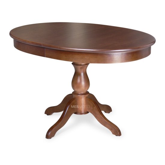 Обеденный стол раздвижной деревянный 105 см классический (арт 4937) Фото 1