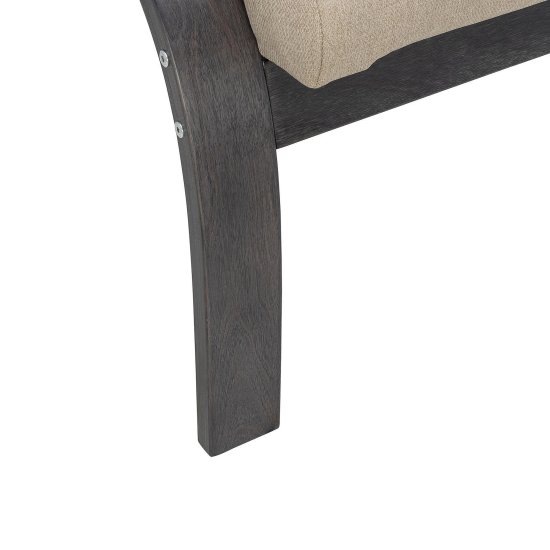 Кресло с мягким сидением с подлокотниками кремовое (арт 9581) Фото 8