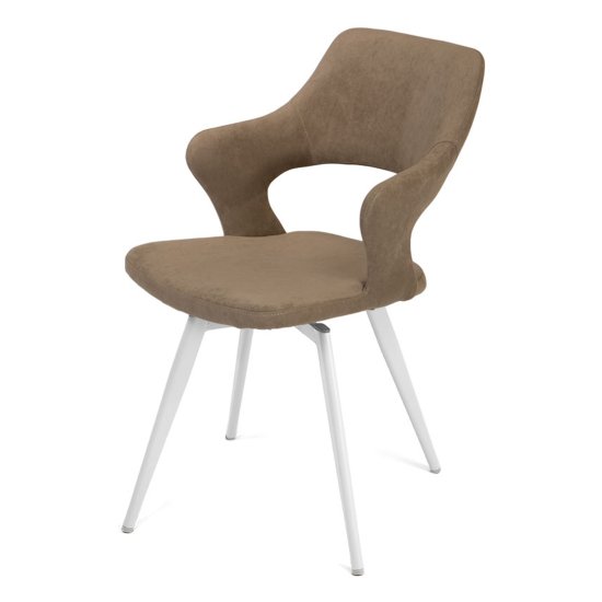 Стул обеденный на металлокаркасе из велюра (арт 33594) Фото 7