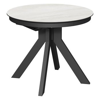 Обеденный стол круглый с керамической столешницей современный (арт 35134) - Фото 2