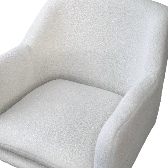 Стул-кресло интерьерный на металлокаркасе мягкий (арт 29075) Фото 4