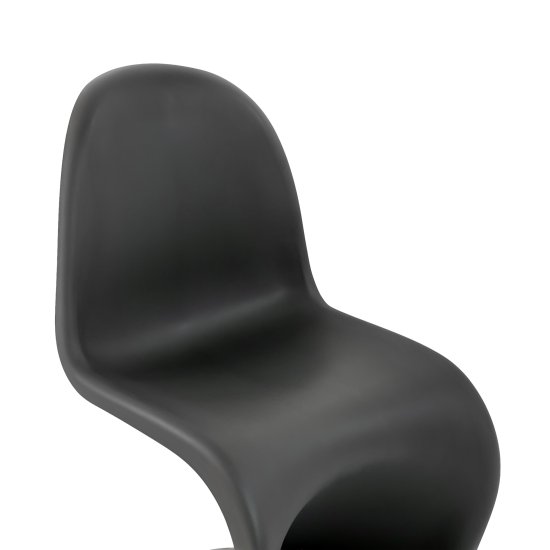 Стул интерьерный серый пластиковый (арт 29407) Фото 4