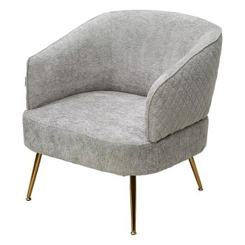 Полукресло мягкое с подлокотниками бежевое (арт 33971) - Фото 2