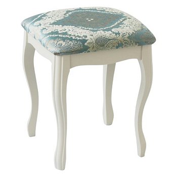 Банкетка деревянная мягкая бежевая в классическом стиле (арт 15766) - Фото 2