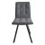 Стул на металлическом каркасе мягкий серый (арт 28821)