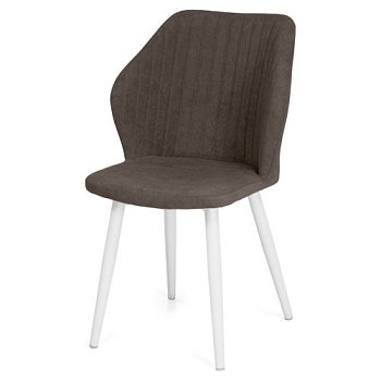 Стул на металлокаркасе с мягкой обивкой велюровый (арт 25953) - Фото 2