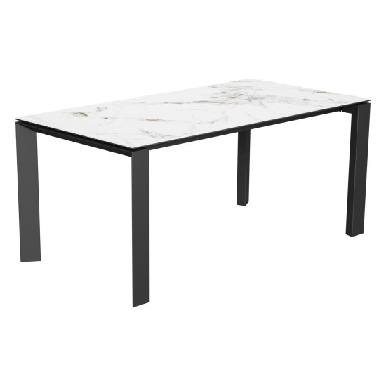 Стол кухонный раскладной прямоугольный из керамогранита (арт 34036) Фото 1