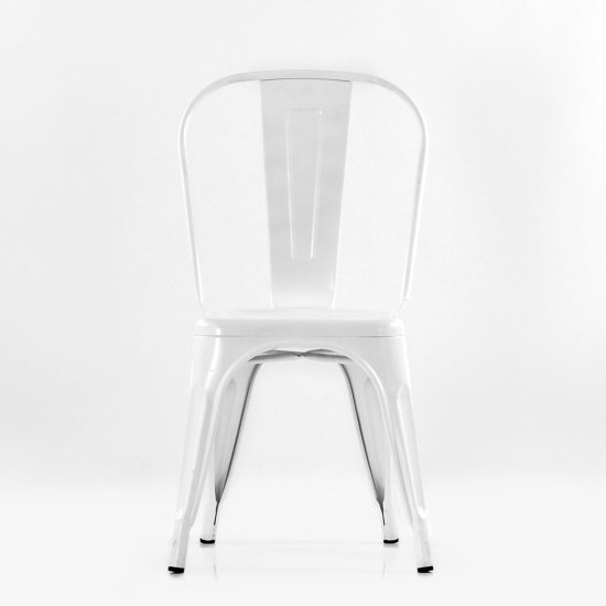 Стул для кухни дизайнерский белый tolix (арт 6767) Фото 2