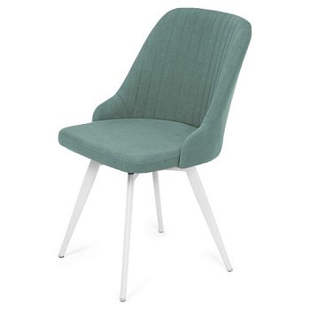 Стул кухонный мягкий мятный из велюра (арт 22708) - Фото 2