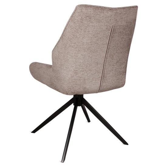 Стул мягкий бежевый из велюра (арт 35496) Фото 2