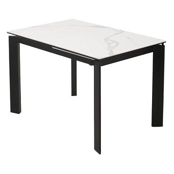 Стол кухонный со столешницей из керамики под мрамор 120 см (арт 26498) - Фото 2