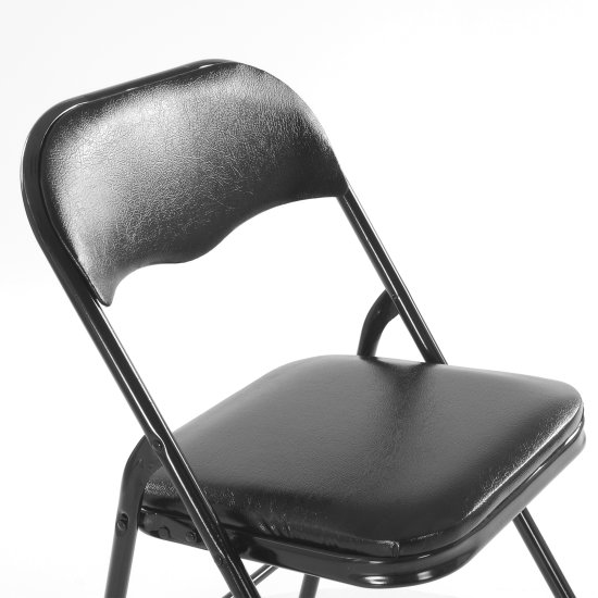 Стул ножки черные мягкий черный (арт 6634) Фото 4