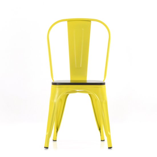 Стул дизайнерский желтый tolix (арт 6760) Фото 13