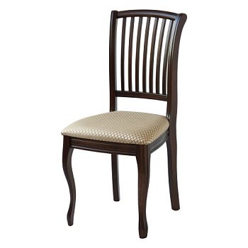 Стул мягкий бежевый в классическом стиле (арт 9789) - Фото 2