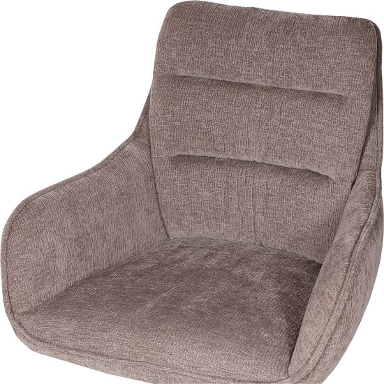 Полукресло с черными ножками мягкое велюровое (арт 35482) Фото 3