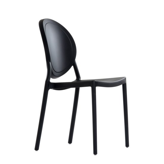 Стул кухонный ножки черные черный современный (арт 6600) Фото 1