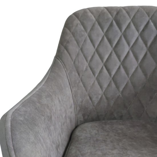 Полукресло с черными ножками мягкое с подлокотниками (арт 29512) Фото 5