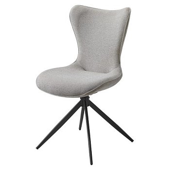 Стул на металлокаркасе с мягким сидением слоновая кость (арт 32904) - Фото 2