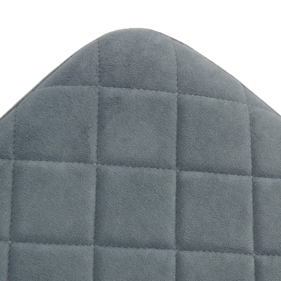 Стул полубарный мягкий серый велюровый (арт 32897) Фото 3