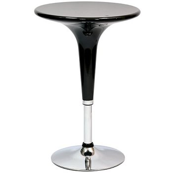 Барный стол дизайнерский черный на одной ножке tulip (арт 7107) - Фото 2