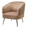 Полукресло интерьерное с подлокотниками бежевое (арт 33970)