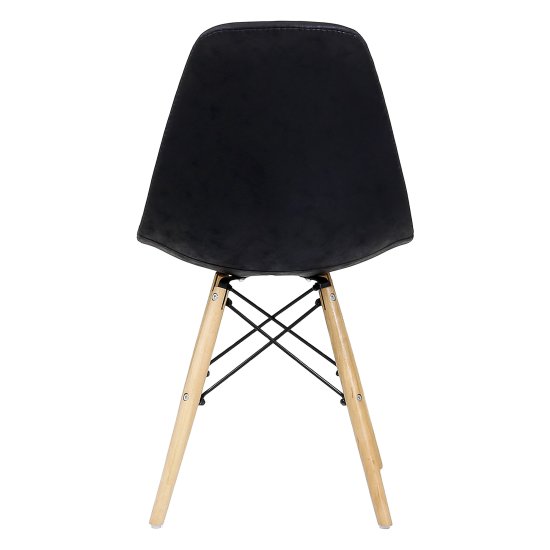 Стул дизайнерский мягкий серый patchwork (арт 32267) Фото 3