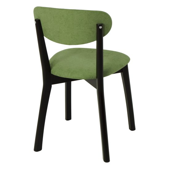 Стул из массива дерева мягкий зеленый в классическом стиле (арт 31256) Фото 3