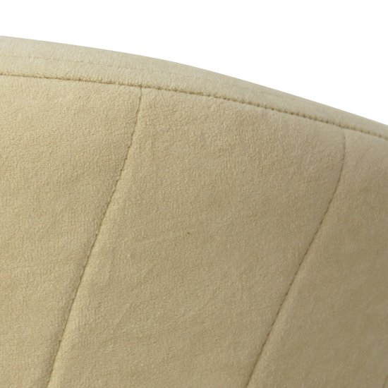 Стул мягкий бежевый с обивкой из велюра (арт 26976) Фото 5