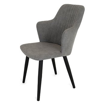 Стул на металлокаркасе мягкий велюровый (арт 26486) - Фото 2