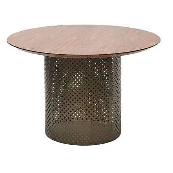 Стол круглый на одной ноге D-120 см (арт 33405) - Фото 2