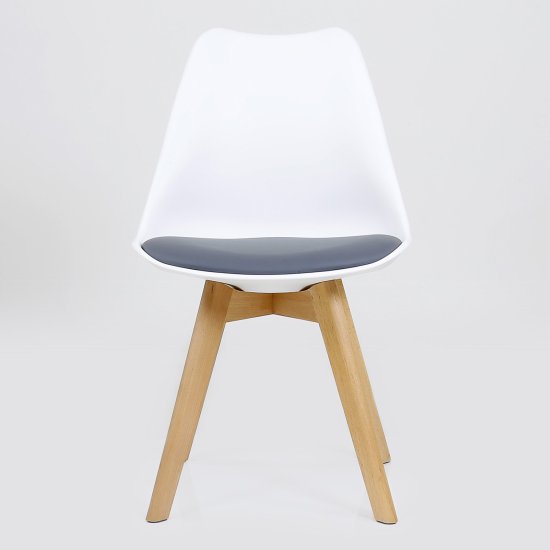 Стул дизайнерский мягкий из пластика eames (арт 32270) Фото 2