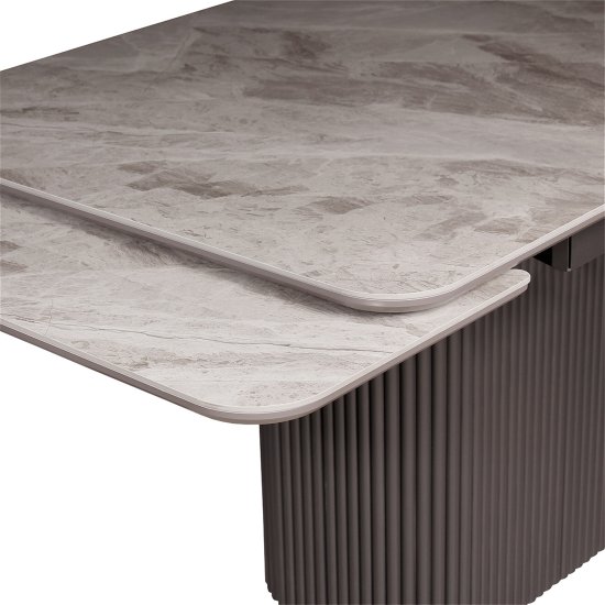 Стол раскладной прямоугольный керамический 140 см (арт 35873) Фото 5