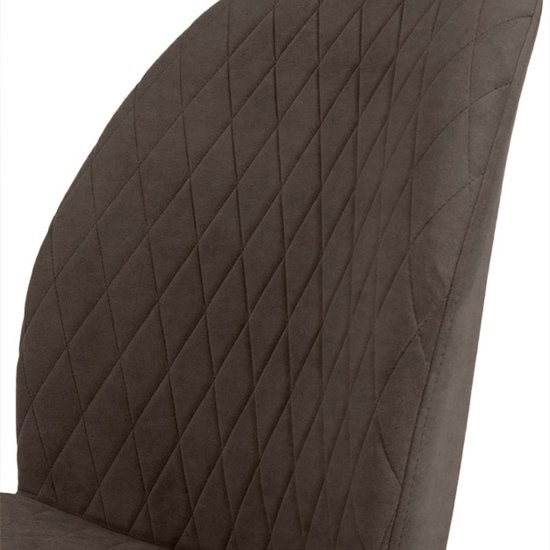 Стул обеденный металлический с обивкой из велюра (арт 33563) Фото 7