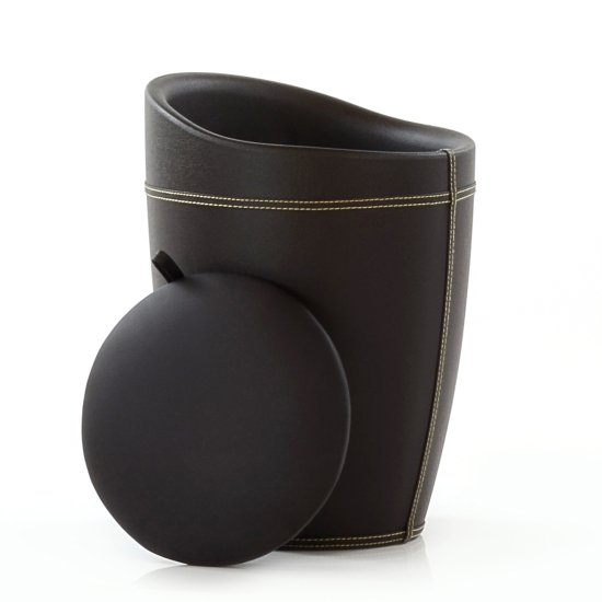 Табурет дизайнерский мягкий коричневый современный (арт 5420) Фото 4