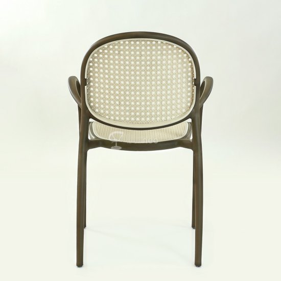 Стул с подлокотниками из пластика (арт 31299) Фото 2