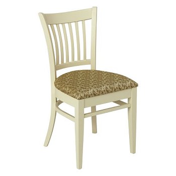 Стул деревянный мягкий синий классический (арт 32102) - Фото 2