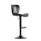 Барный стул металлический ножки черные мягкий с обивкой из экокожи (арт 6540)