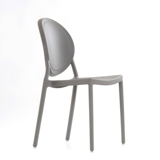 Стул бежевый пластиковый (арт 6601) Фото 3