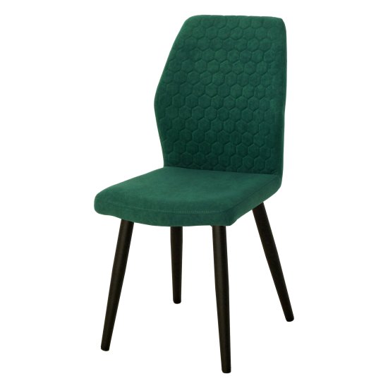 Стул мягкий зеленый с обивкой из велюра (арт 20075) Фото 1