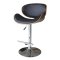 Стул барный хромированный черный регулируемый (арт 31466)